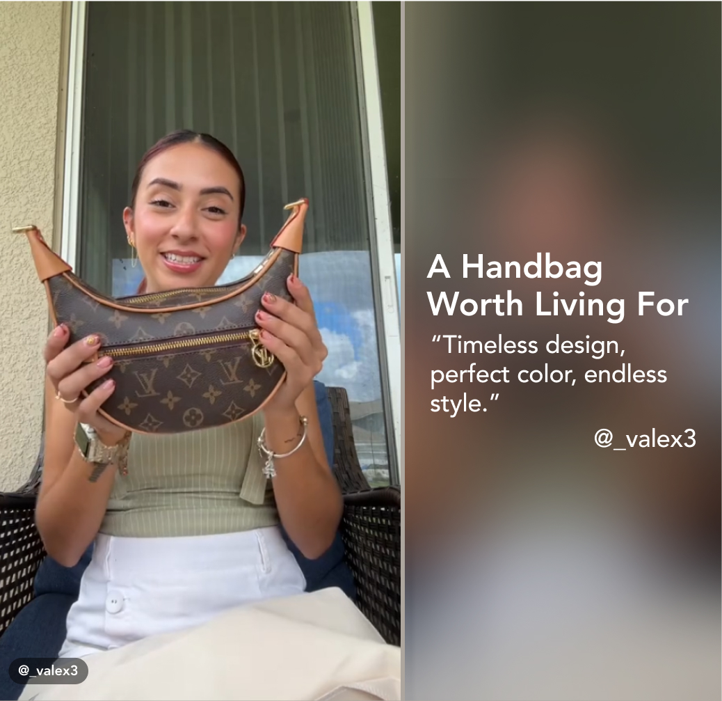 Louis Vuitton LV Loop Handbag Monogram Brown - Bag