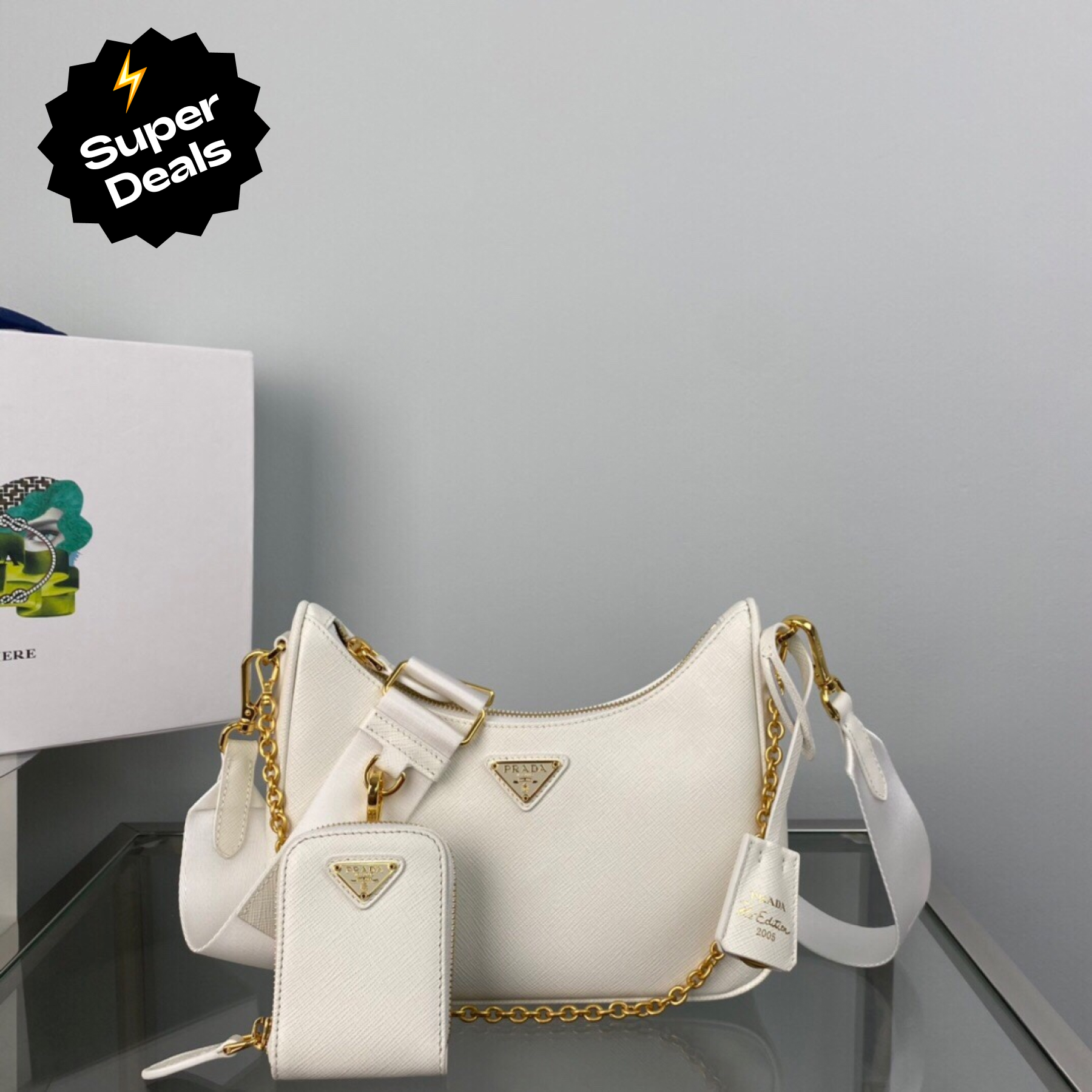 Prada Re-Edition 2005 Saffiano Leather Bag