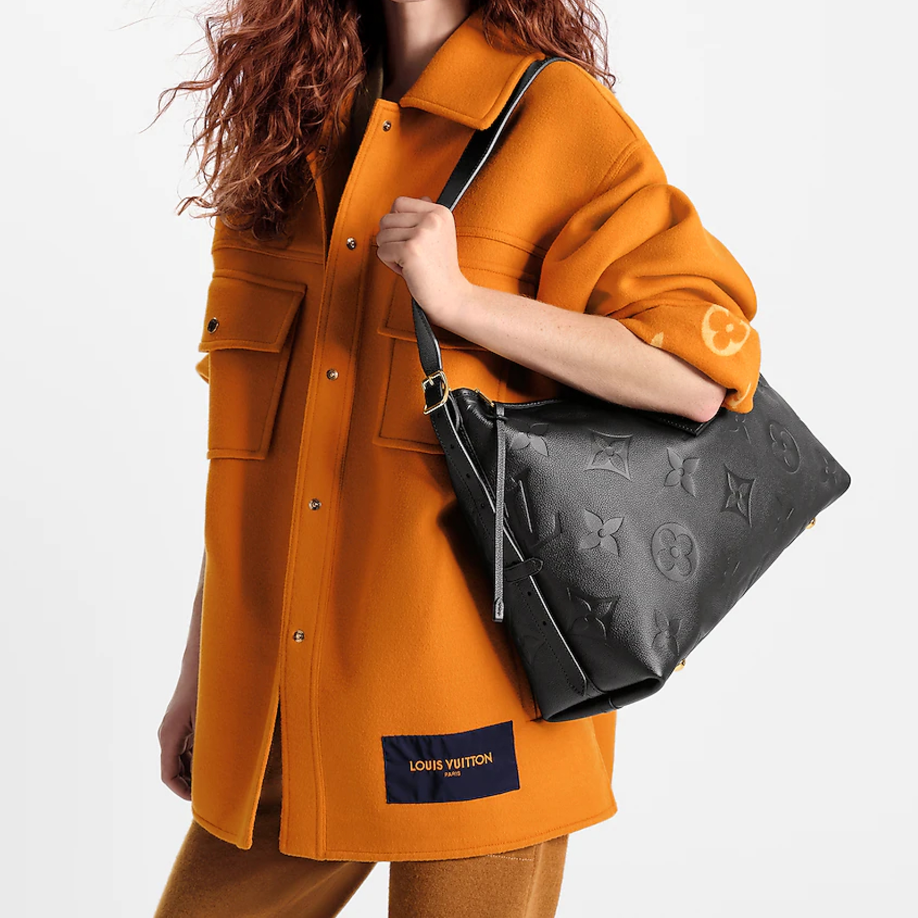 Louis Vuitton LV CarryAll MM - Black Bag