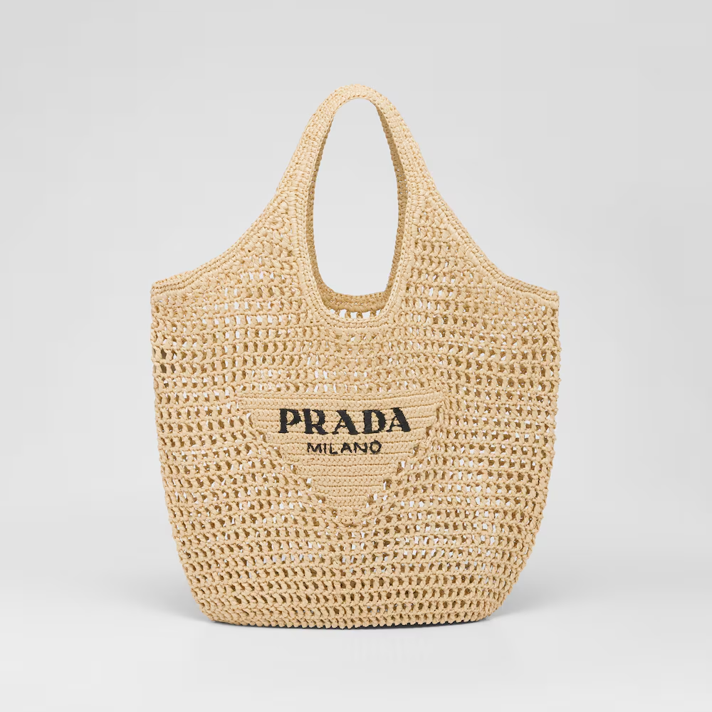 Prada Crochet tote bag Raffia bag