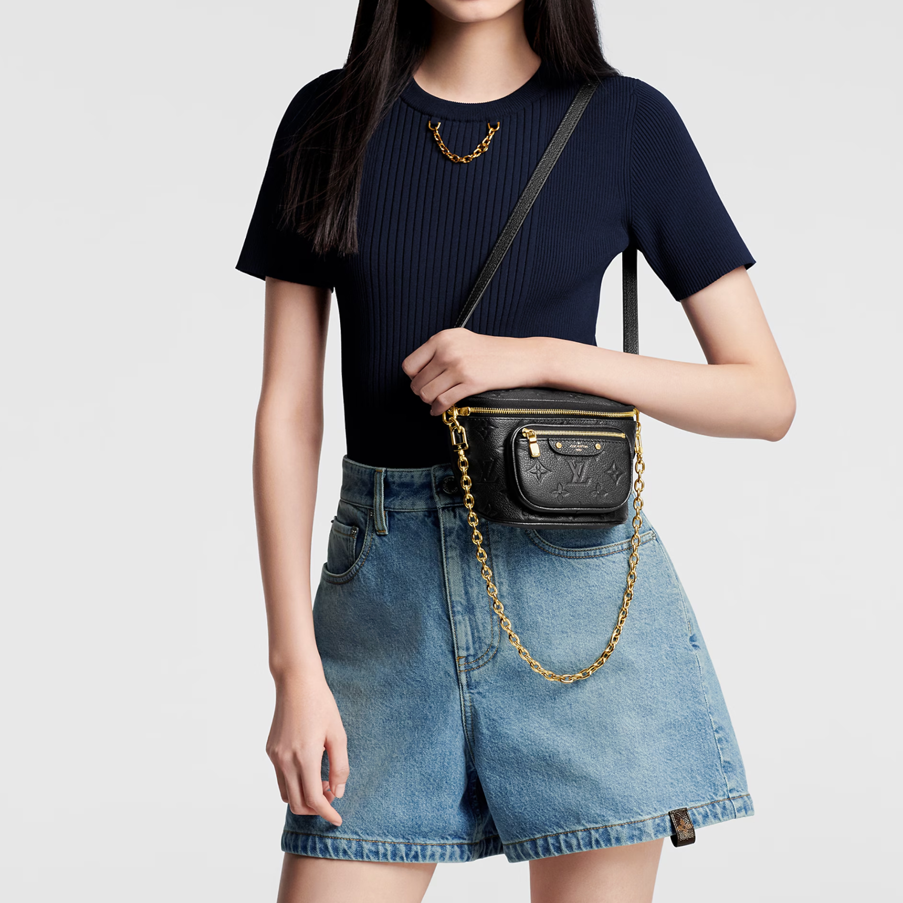 Louis Vuitton Empreinte Monogram Leather Black Bumbag - Bag