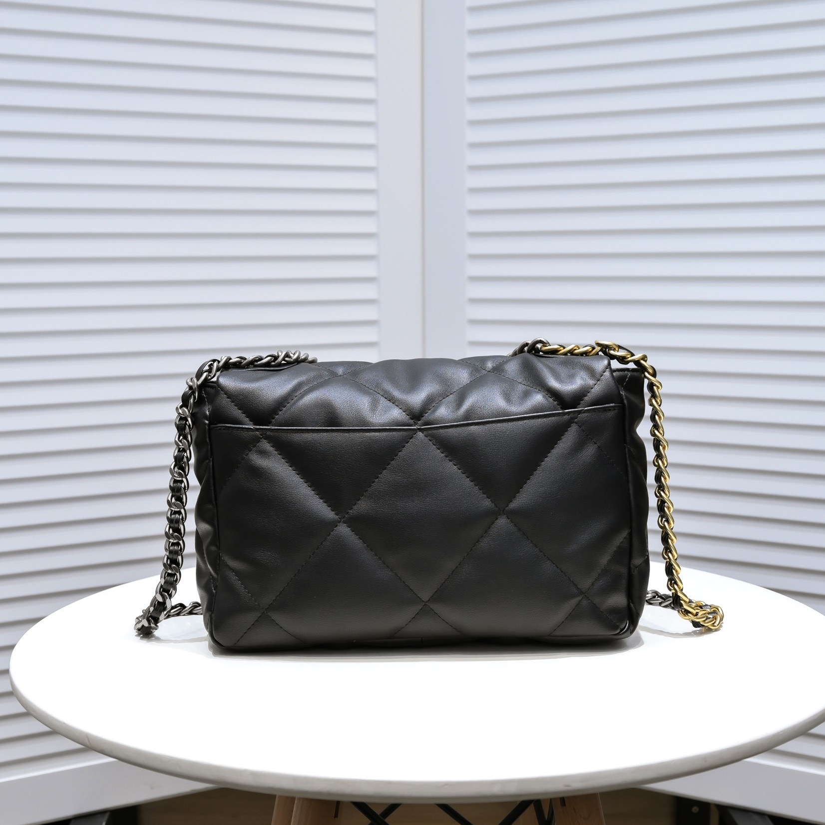 Chanel Calfskin Quilted Large Chanel 19 Flap Black - Bag