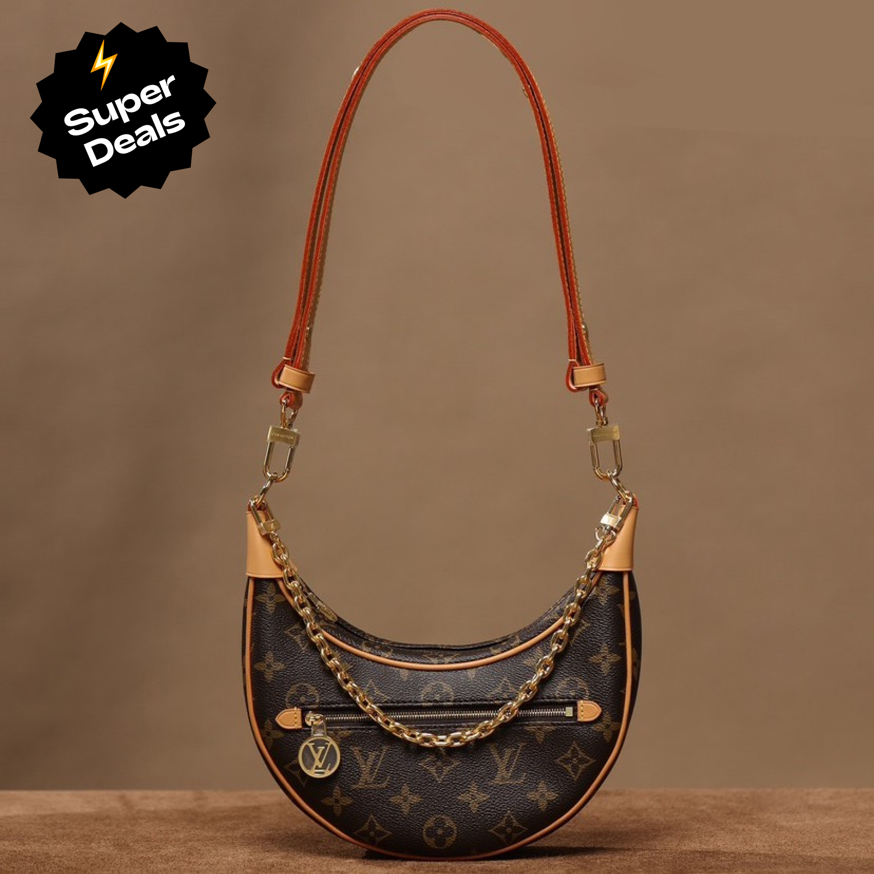 Louis Vuitton LV Loop Handbag Monogram Brown - Bag