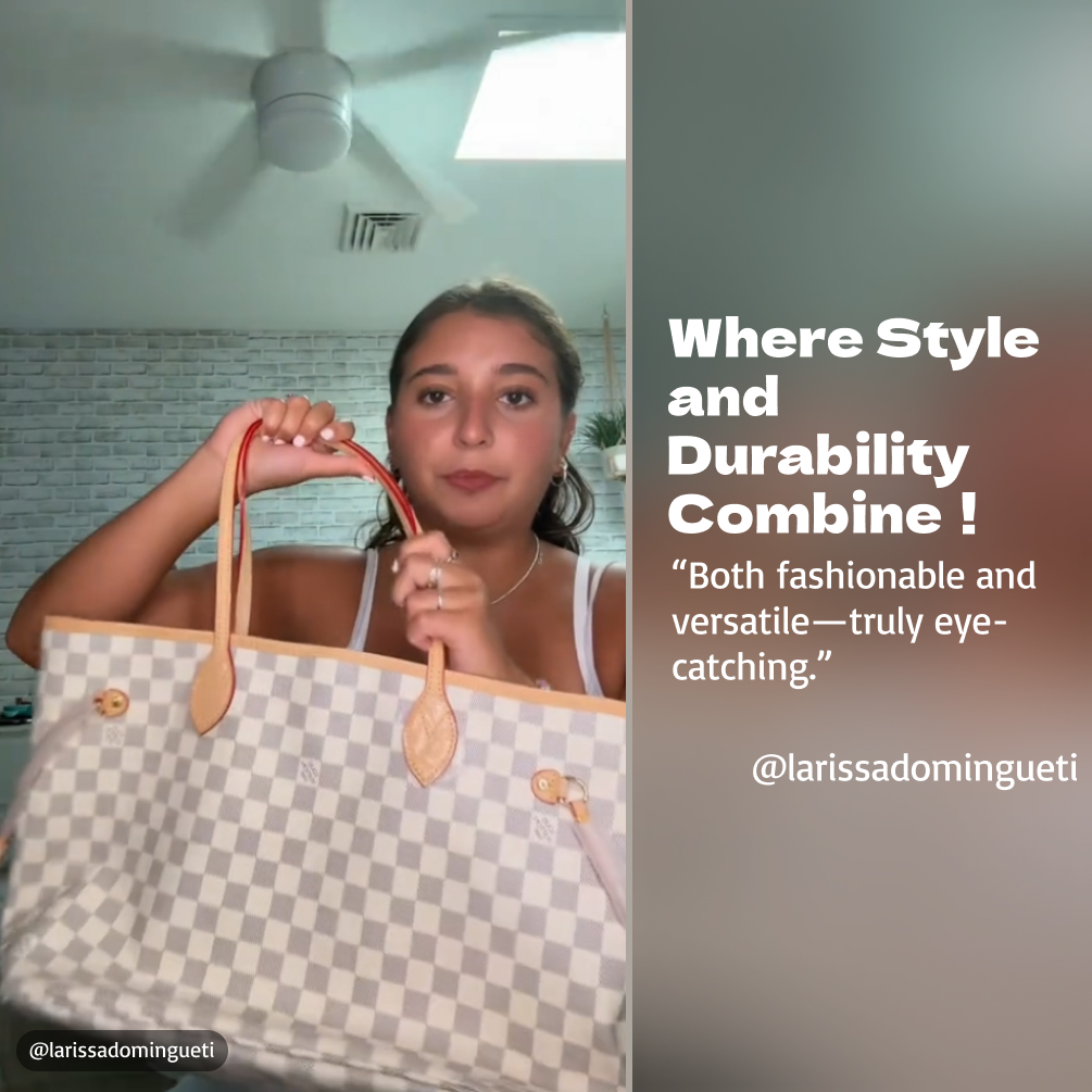 LOUIS VUITTON Damier Azur Neo Neverfull MM - Bag