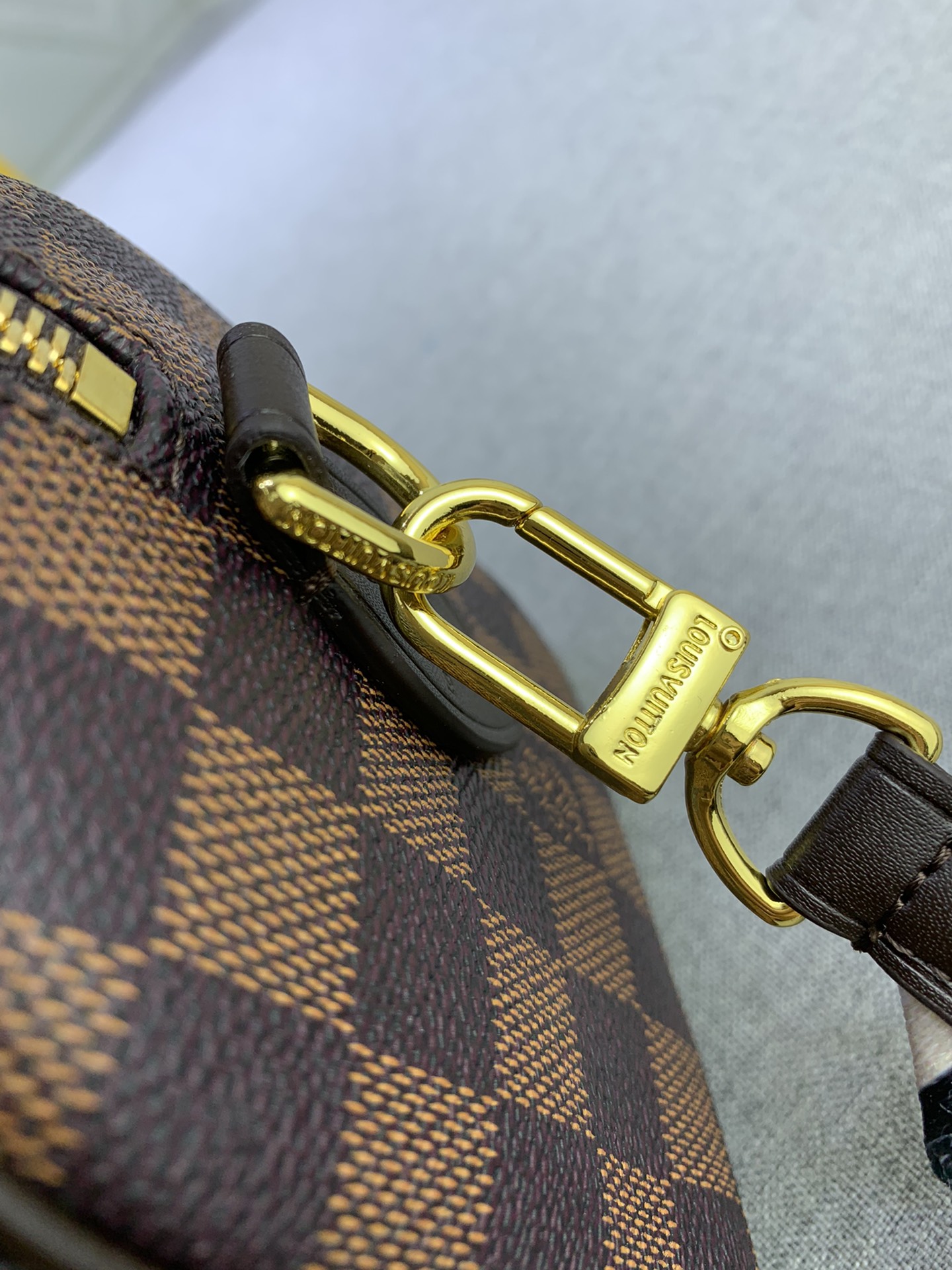 Louis Vuitton Speedy Bandoulière 20 Damier Ebene Women Handbag - Bag