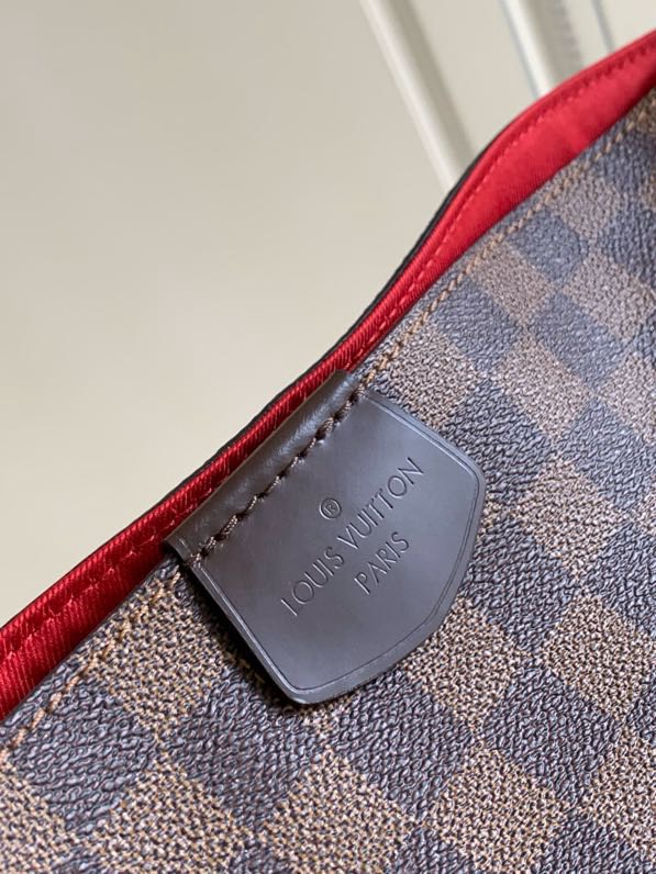 Louis Vuitton Graceful MM Damier Ebene Canvas Shoulder Bag-Ebene Bag