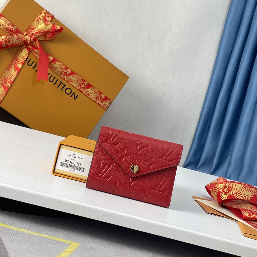 Louis Vuitton LV Victorine Red Wallet