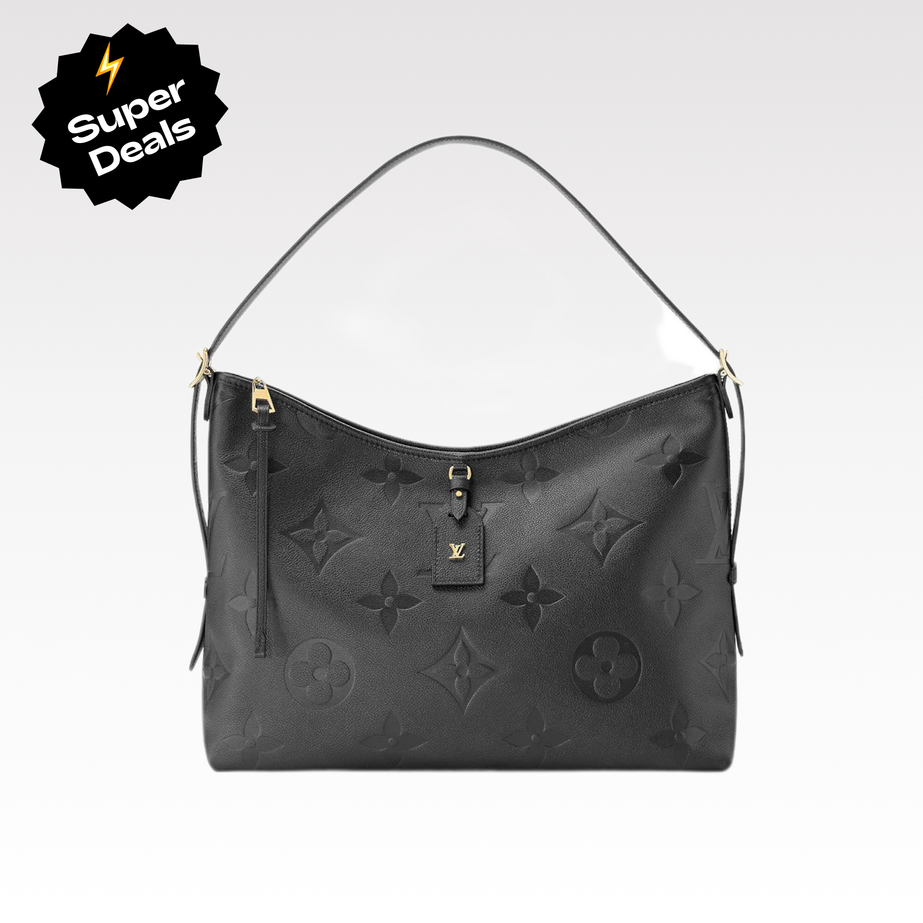 Louis Vuitton LV CarryAll MM - Black Bag