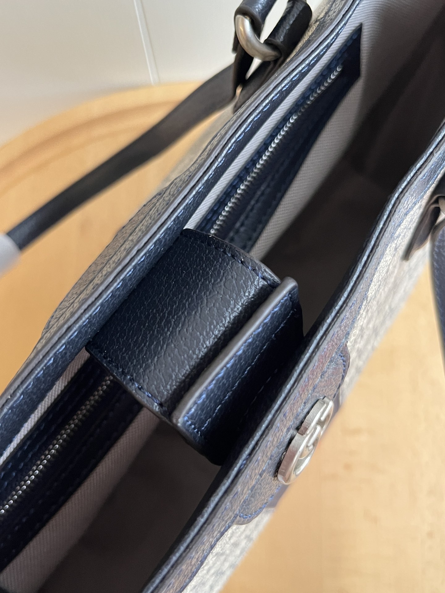 Gucci Ophidia medium tote bag Blue- Bag