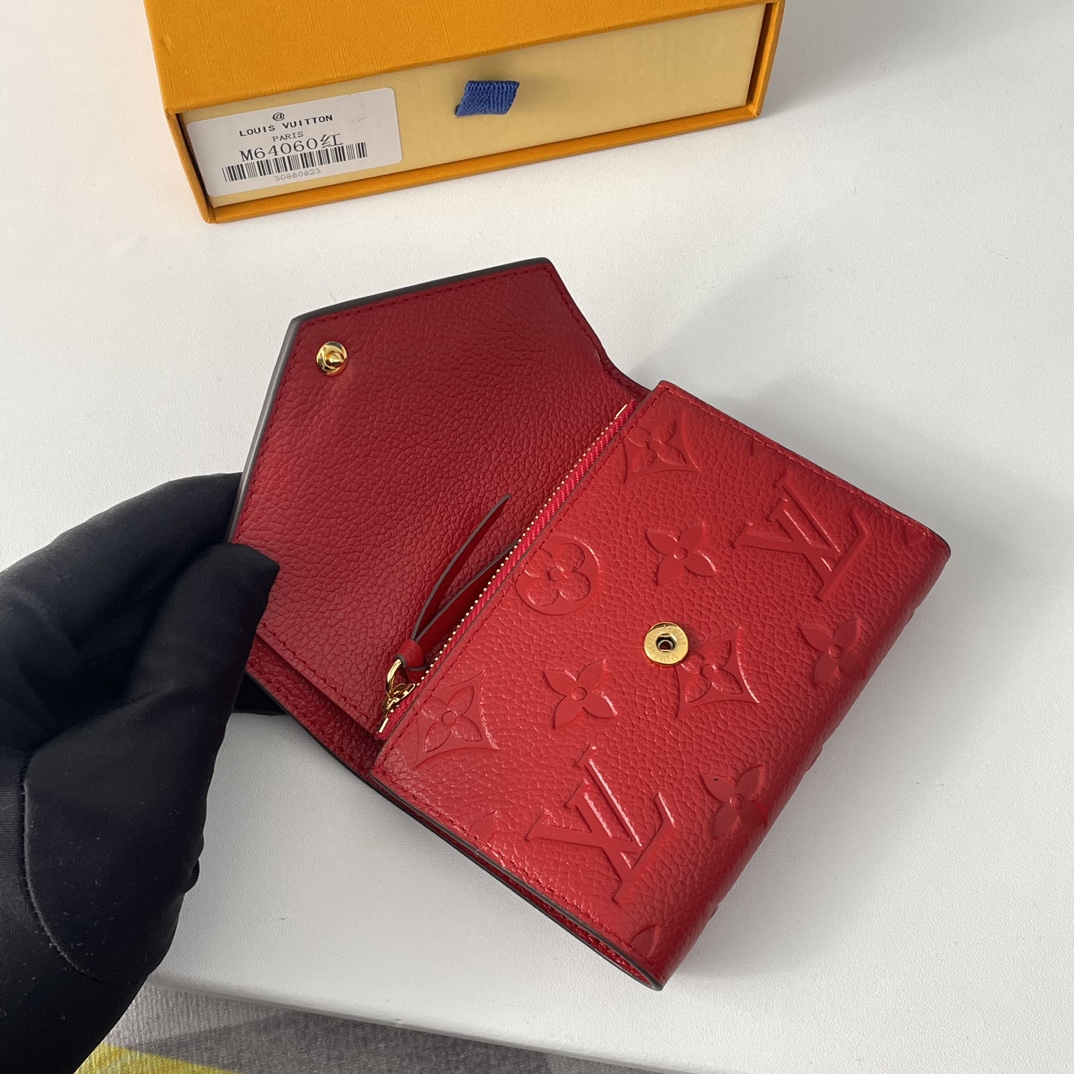 Louis Vuitton LV Victorine Red Wallet