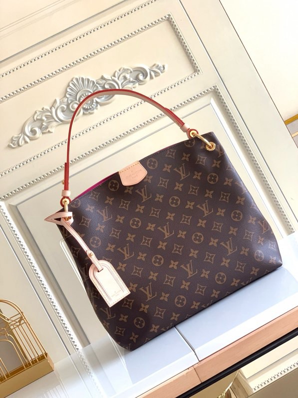 Louis Vuitton Graceful PM Monogram Canvas Shoulder Bag