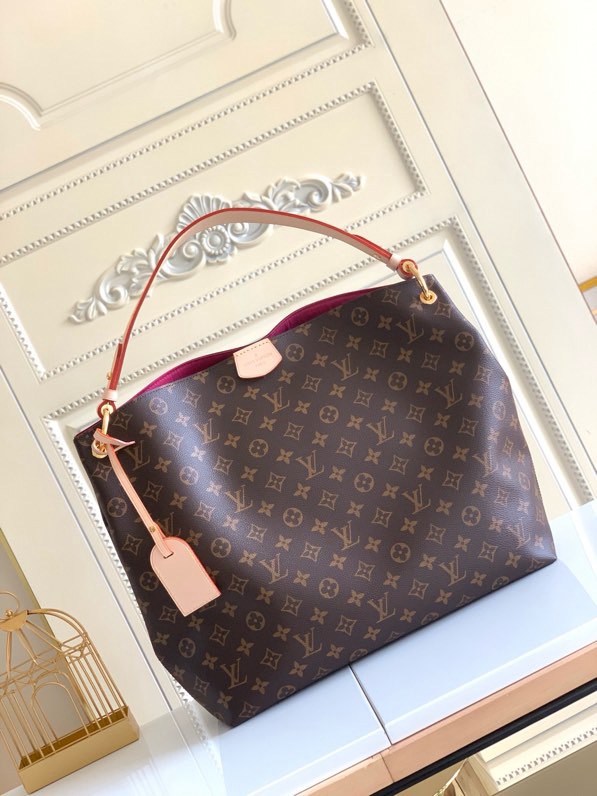 Louis Vuitton Graceful MM Monogram Canvas Shoulder Bag