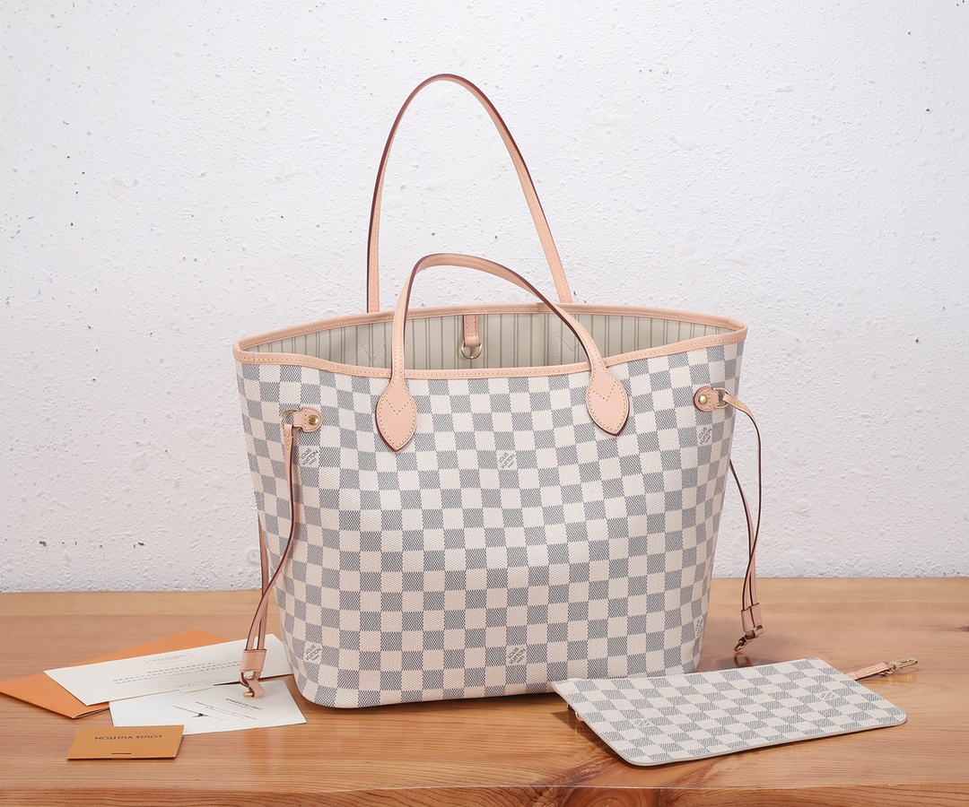 LOUIS VUITTON Damier Azur Neo Neverfull MM - Bag