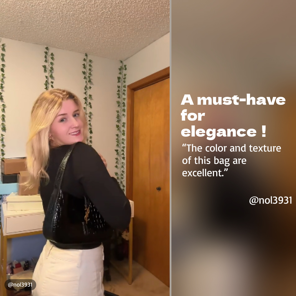 SAINT LAURENT YSL Croc-Embossed Le 5 à 7 Hobo Bag