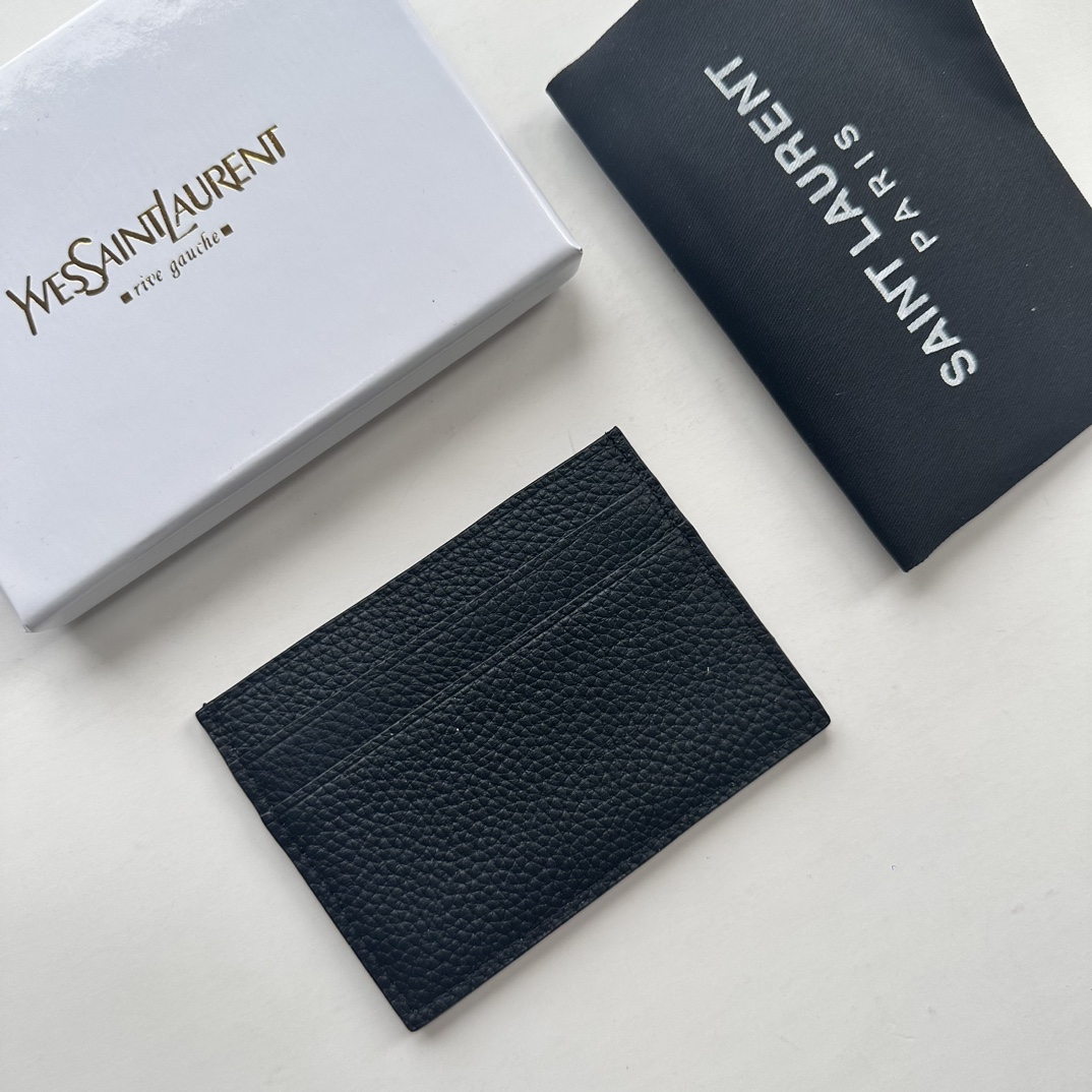 Saint Laurent Card Holder Card Case Black Wallet