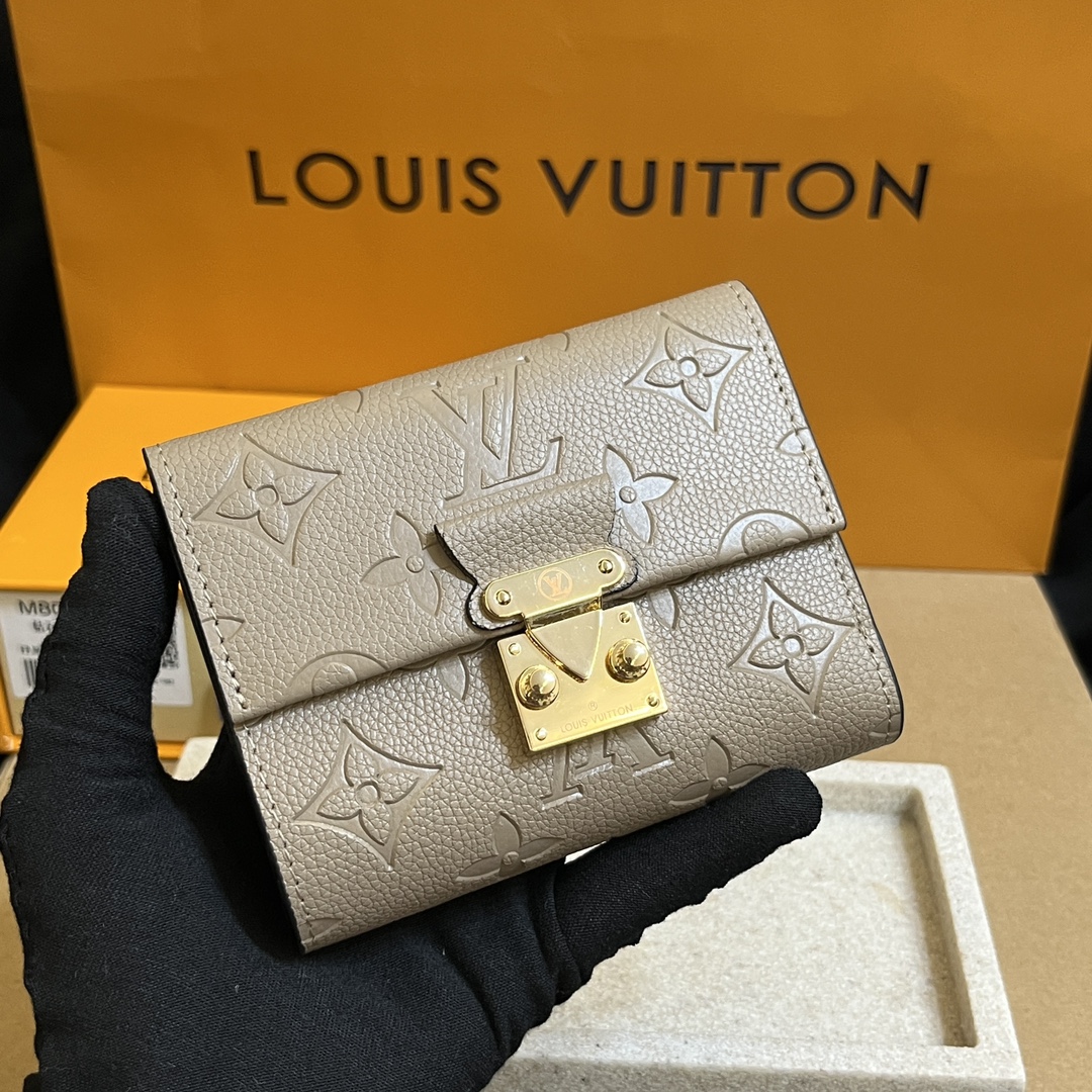 Louis Vuitton LV Métis Monogram Empreinte Wallet-Elephant Gray Wallet
