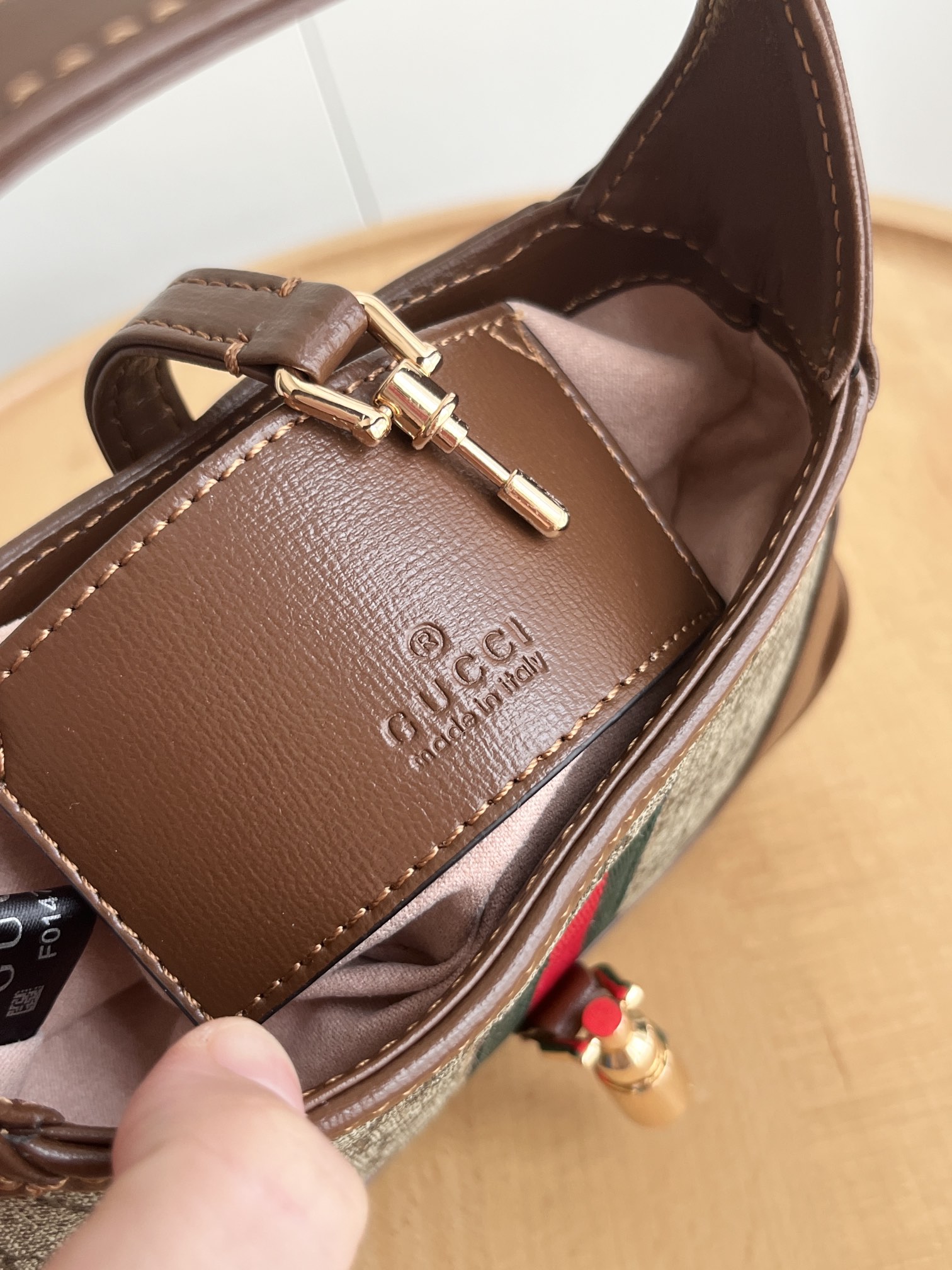 Gucci Jackie 1961 Shoulder Bag Mini GG Beige/Ebony - Bag