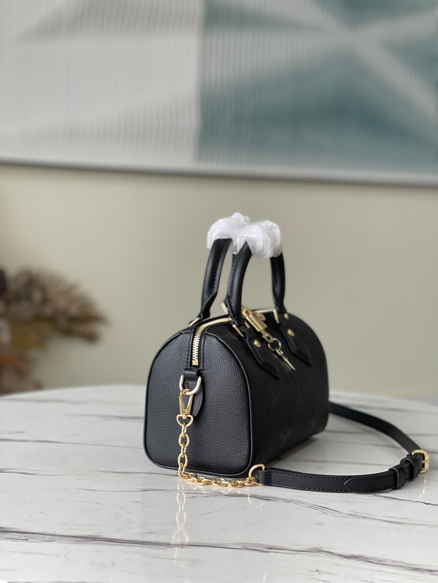 Louis Vuitton Speedy 20 Black Women Handbag - Bag