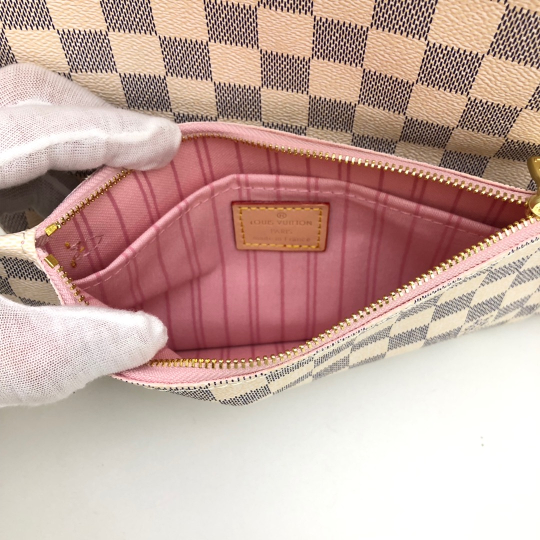 LOUIS VUITTON LV Damier Azur Canvas Neverfull GM - Bag