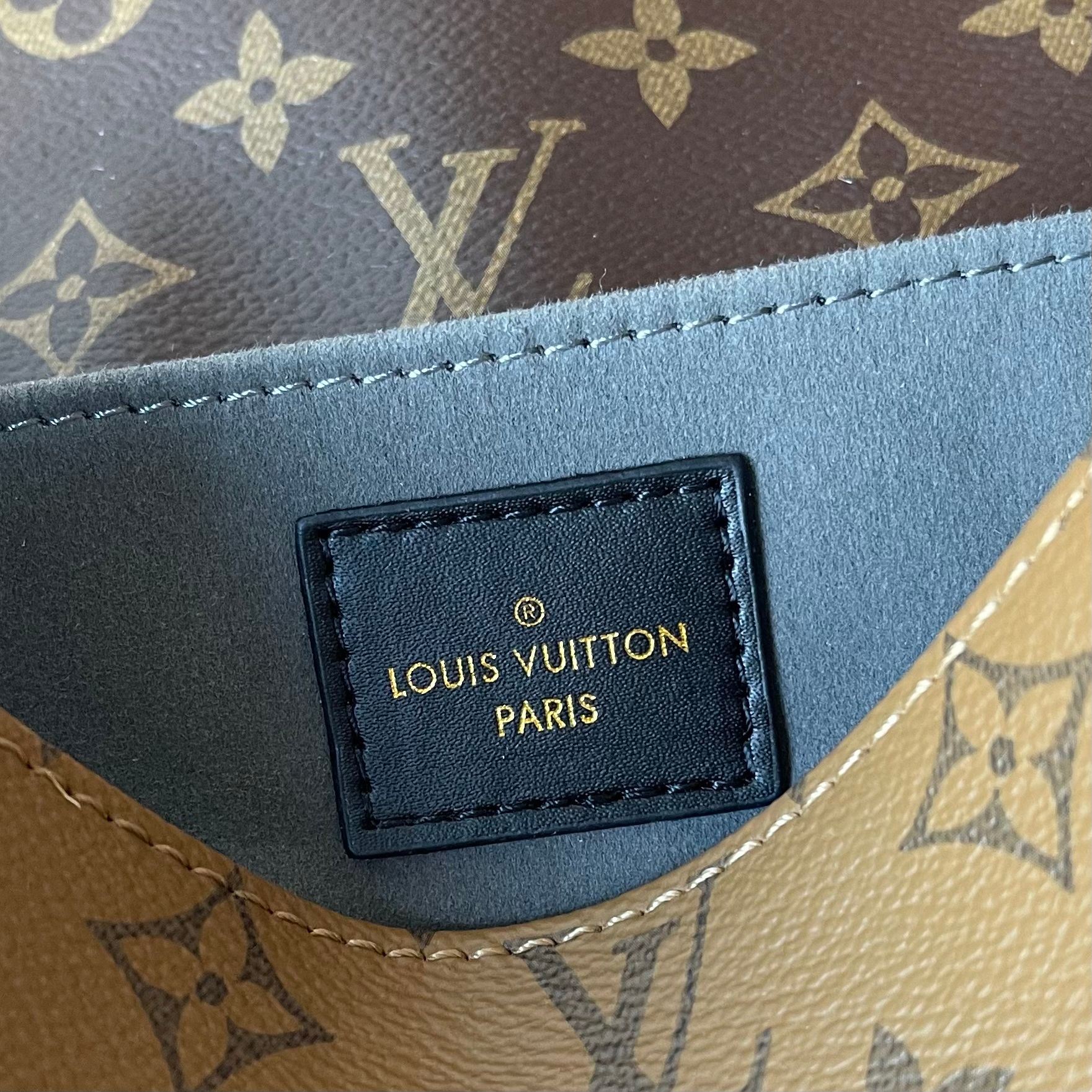 Louis Vuitton Pochette Métis Handbag - Old Flower Brown Bag