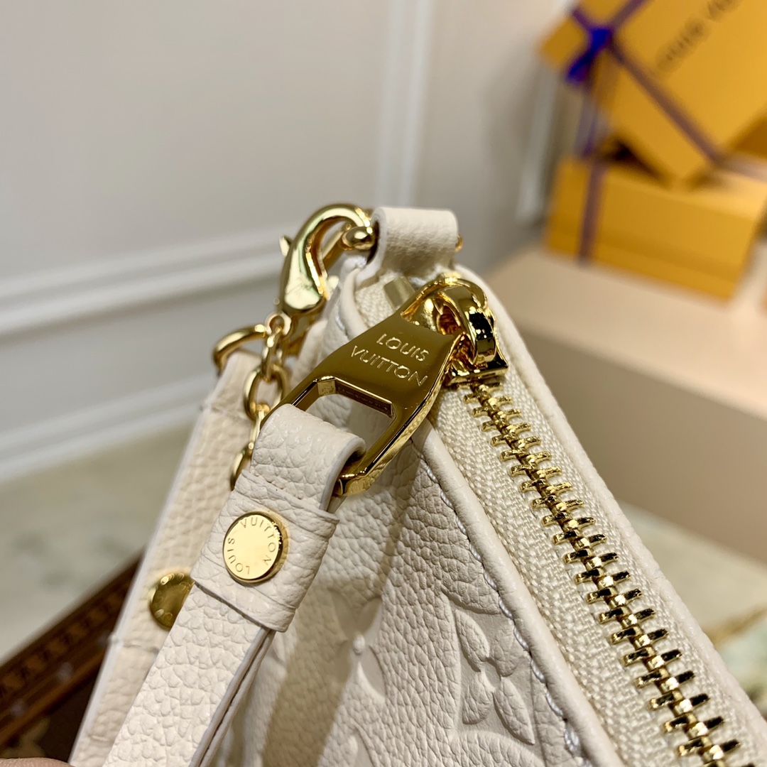 Louis Vuitton Easy Pouch On Strap Handbag White -Bag