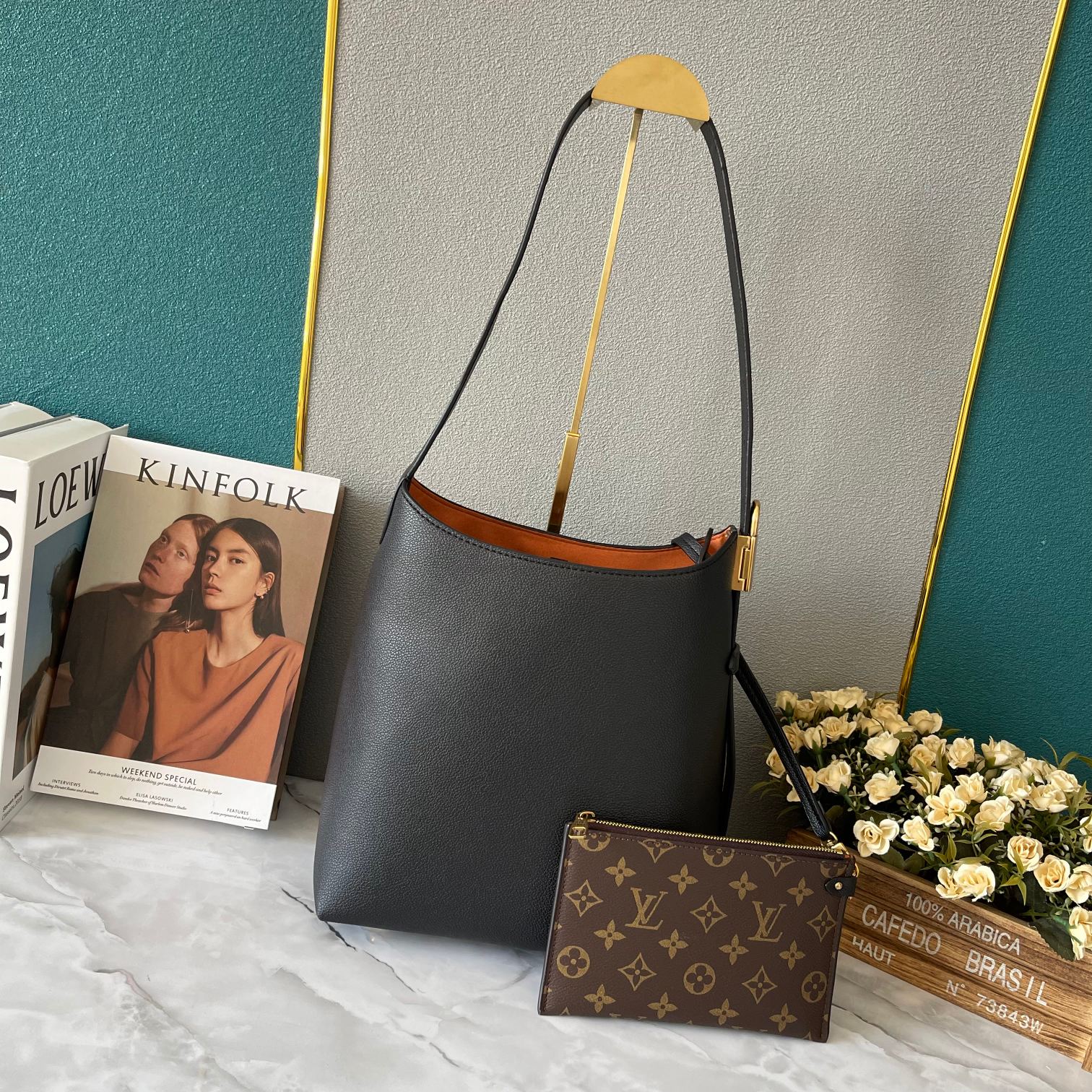 LOUIS VUITTON LV Low Key Hobo PM Bag in Black - Bag