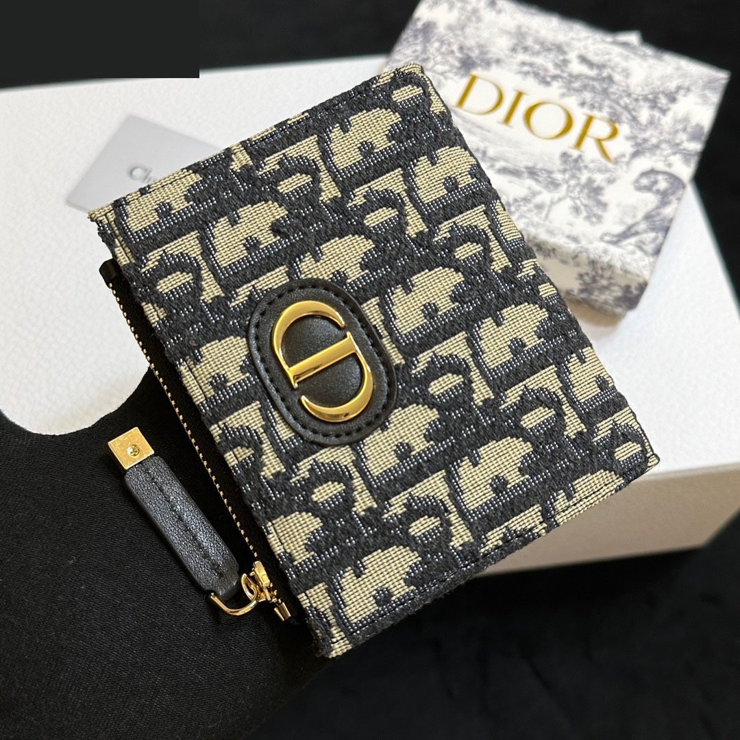 Dior Caro Dahlia Wallet -old-fashioned Wallet