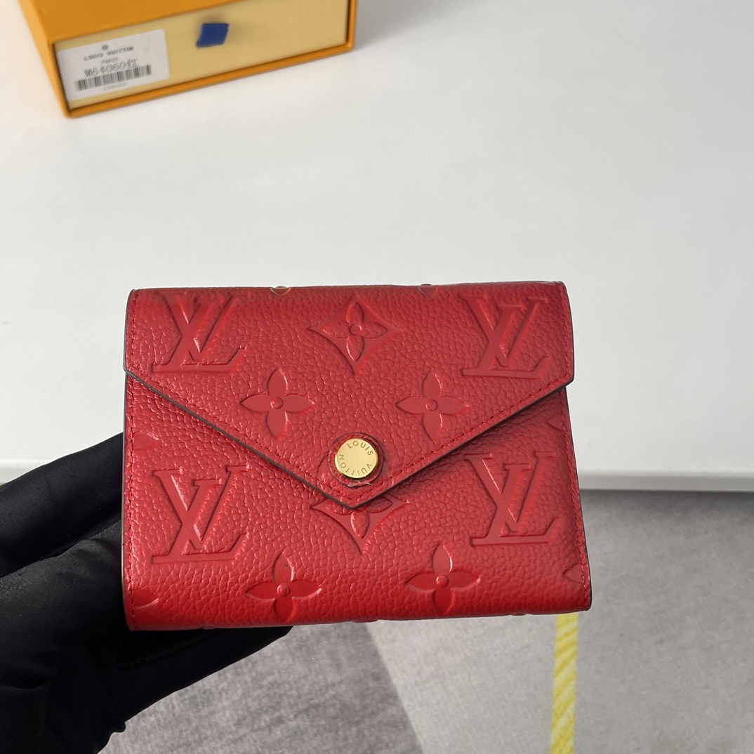 Louis Vuitton LV Victorine Red Wallet