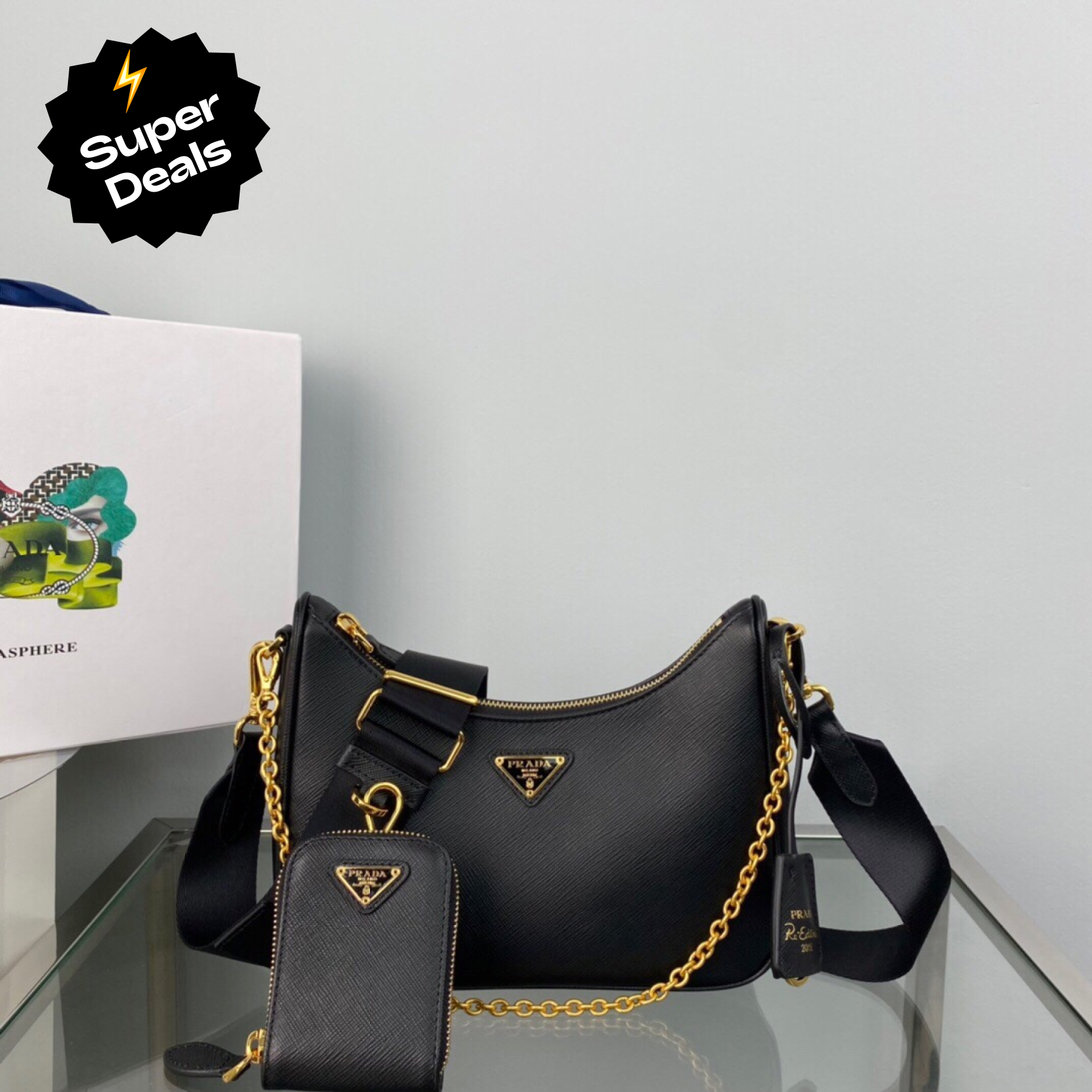 Prada Re-Edition 2005 Saffiano Leather Bag