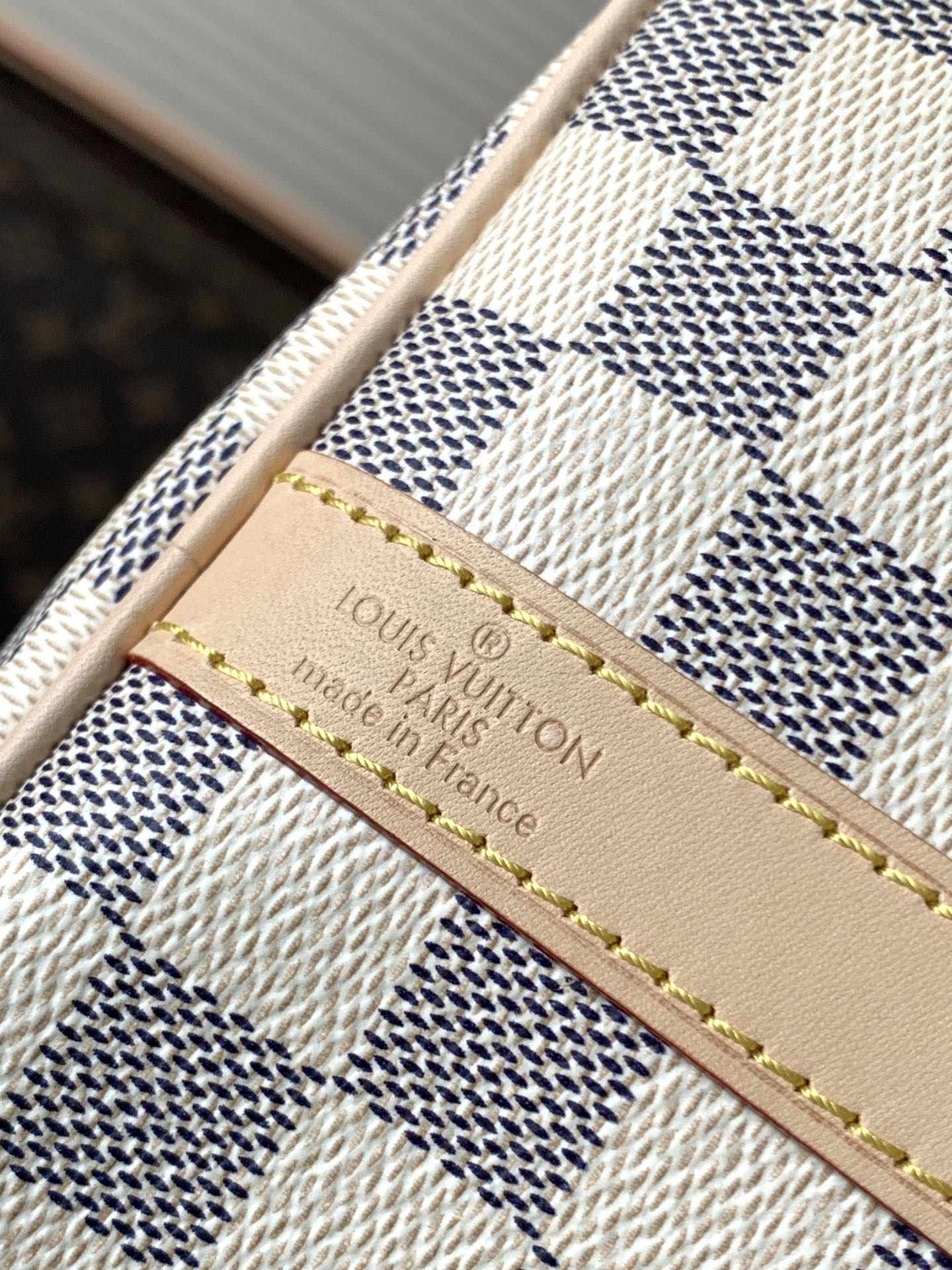 Louis Vuitton Speedy Bandoulière 35 Damier Azur Canvas Women Handbag - Bag