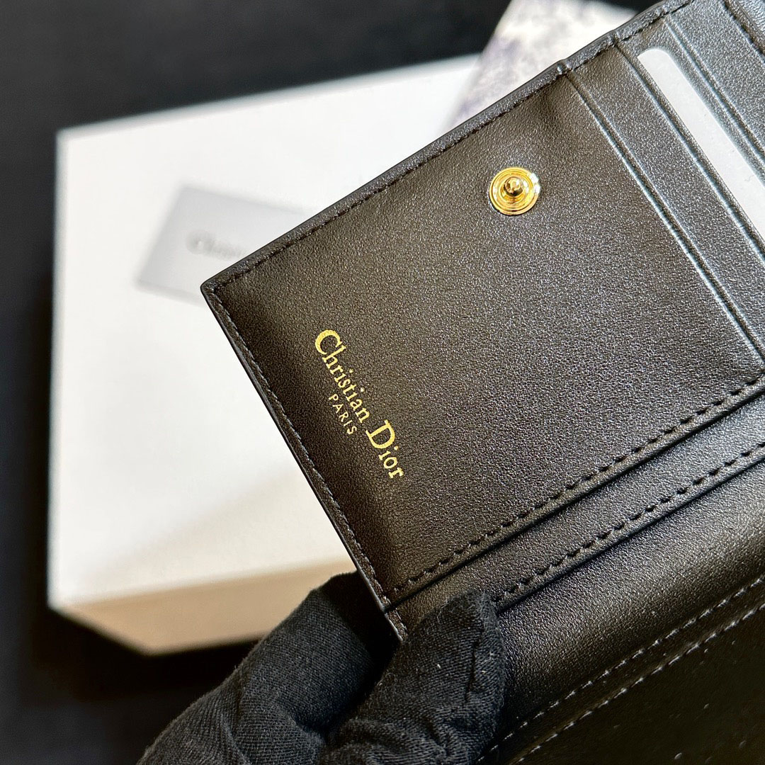 Dior Caro Dahlia Wallet-dark leatherWallet