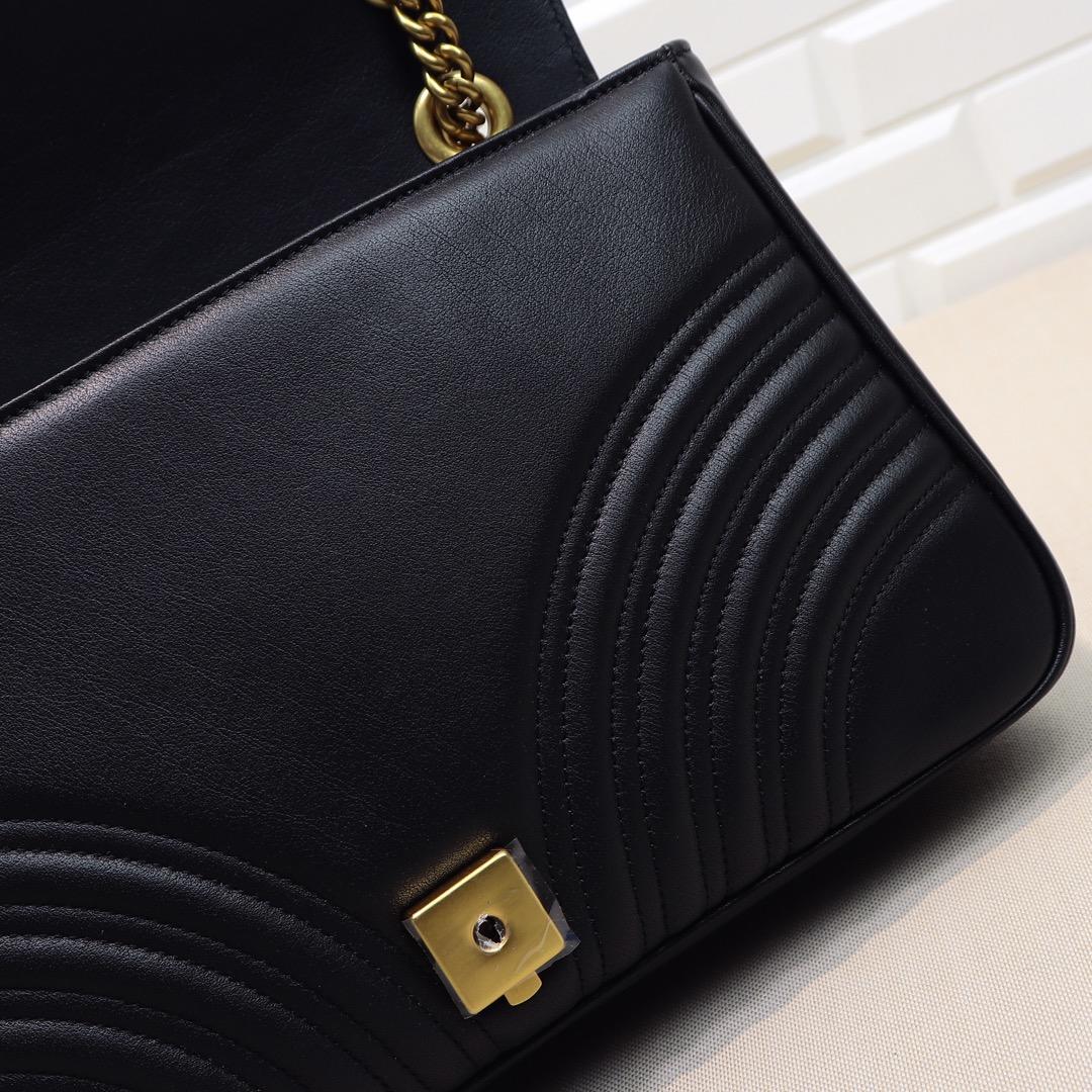 Gucci GG Marmont Small Shoulder Bag Black - Bag