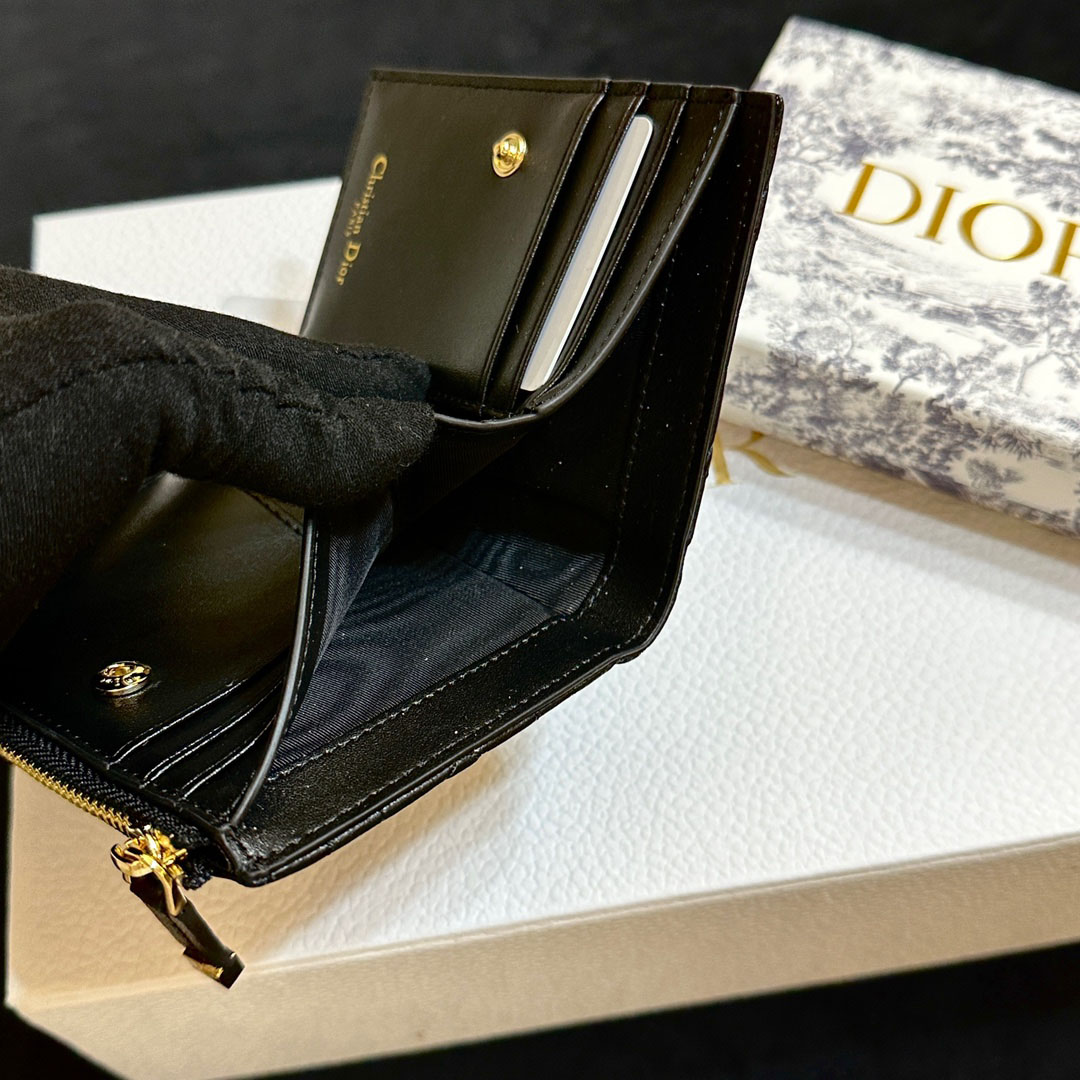 Dior Caro Dahlia Wallet-dark leatherWallet