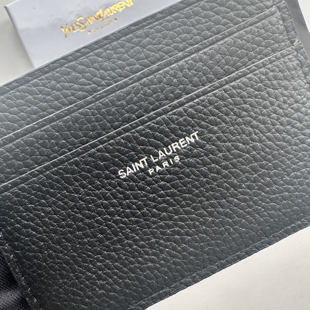 Saint Laurent Card Holder Card Case Black Wallet