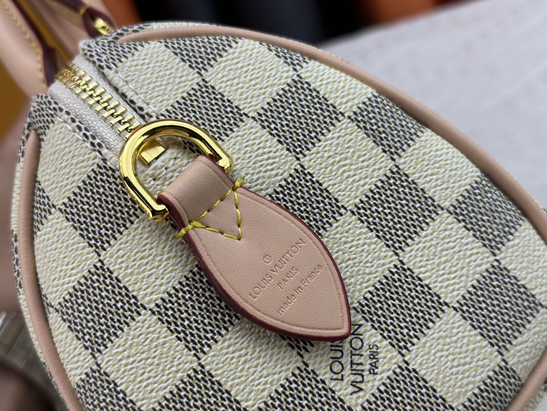 Louis Vuitton Speedy Bandoulière Damier Azur Canvas Women Handbag - Bag