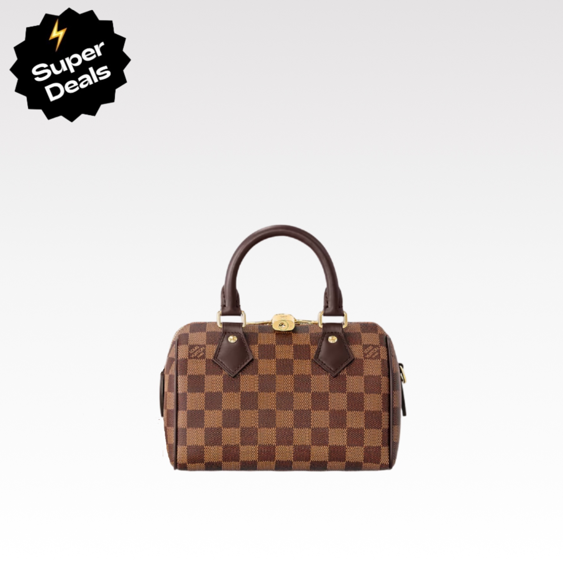 Louis Vuitton Speedy Bandoulière 20 Damier Ebene Women Handbag - Bag