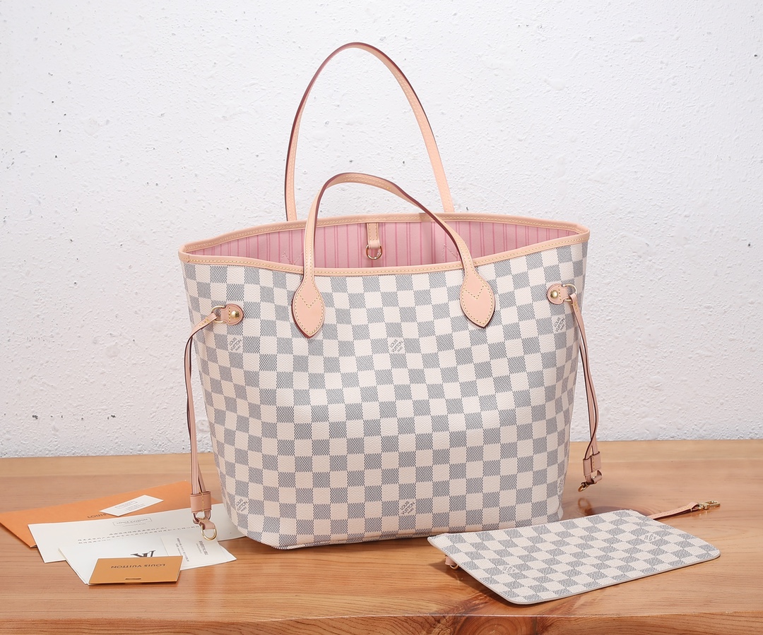 LOUIS VUITTON Damier Azur Neo Neverfull MM - Bag