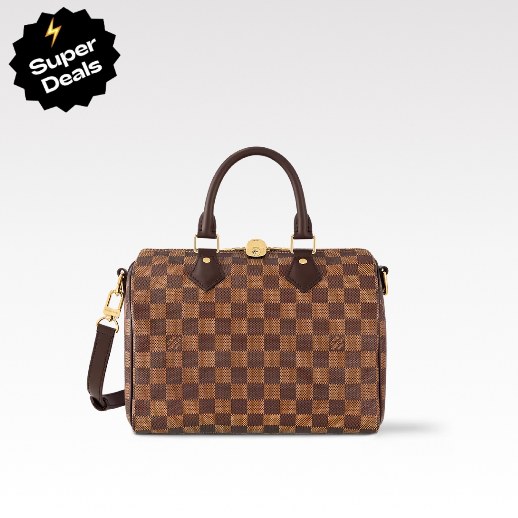 Louis Vuitton Speedy Bandoulière Damier Ebene Women Handbag - Bag