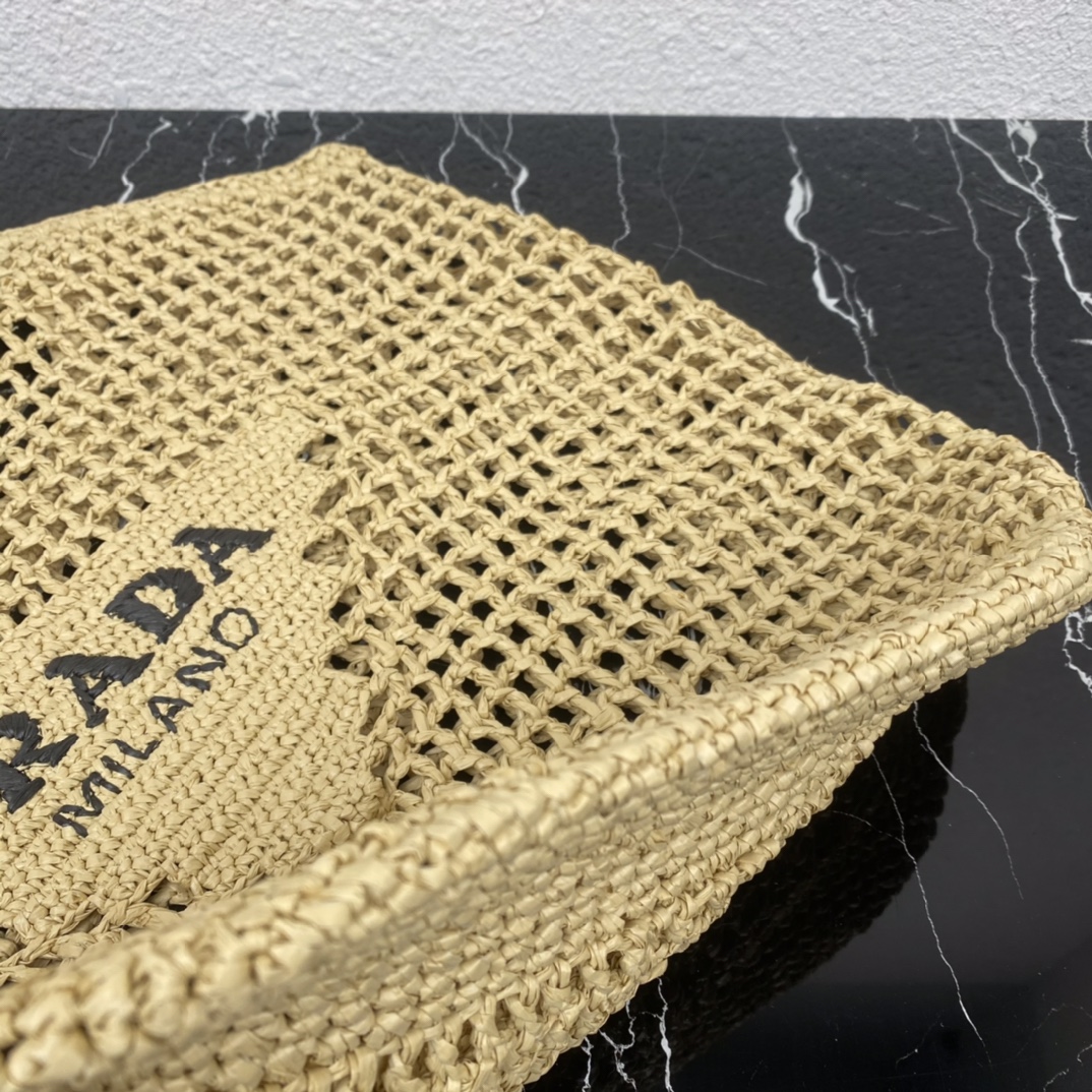 Prada Crochet tote bag Raffia bag