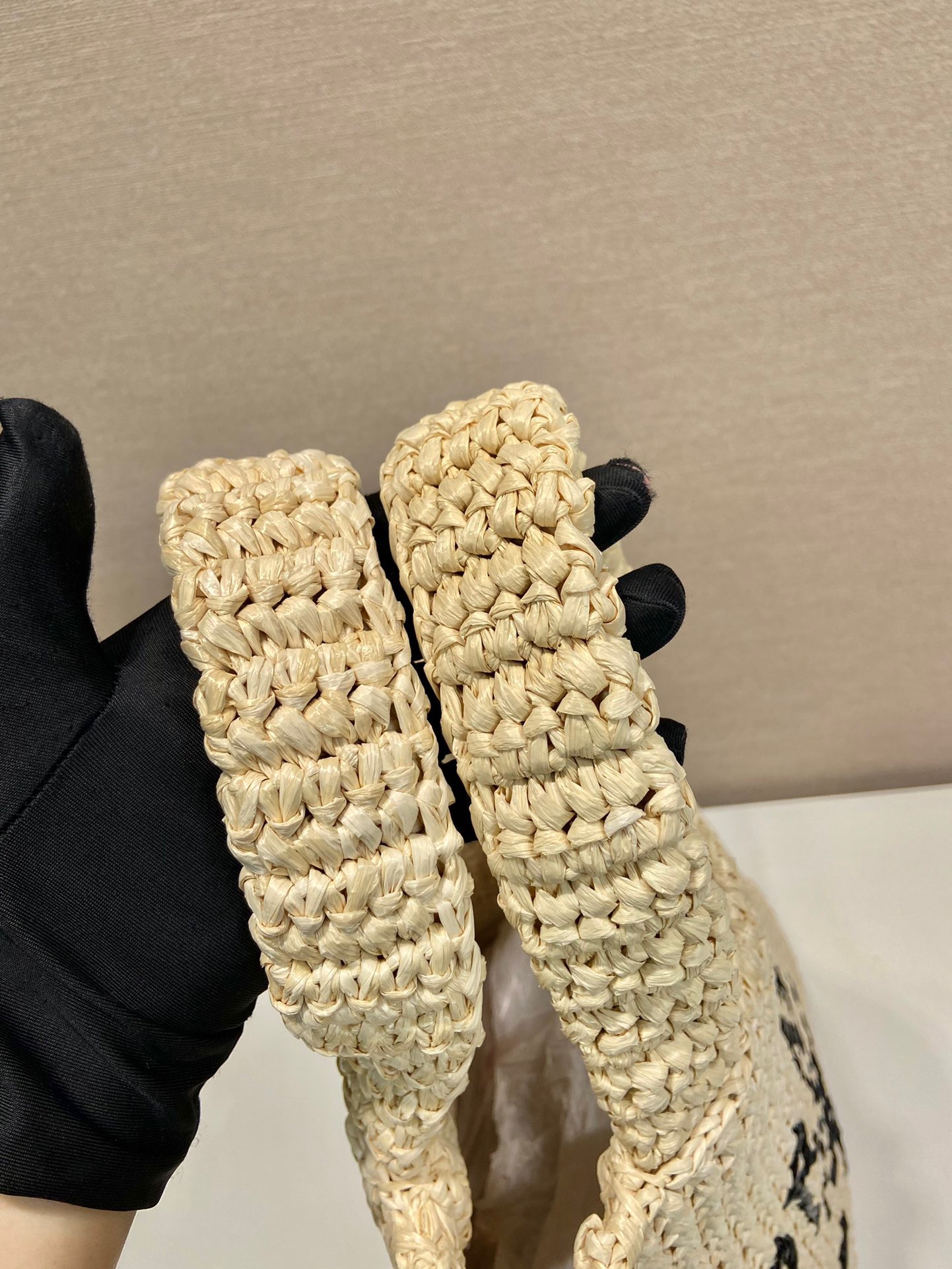 Prada Crochet tote bag Raffia bag