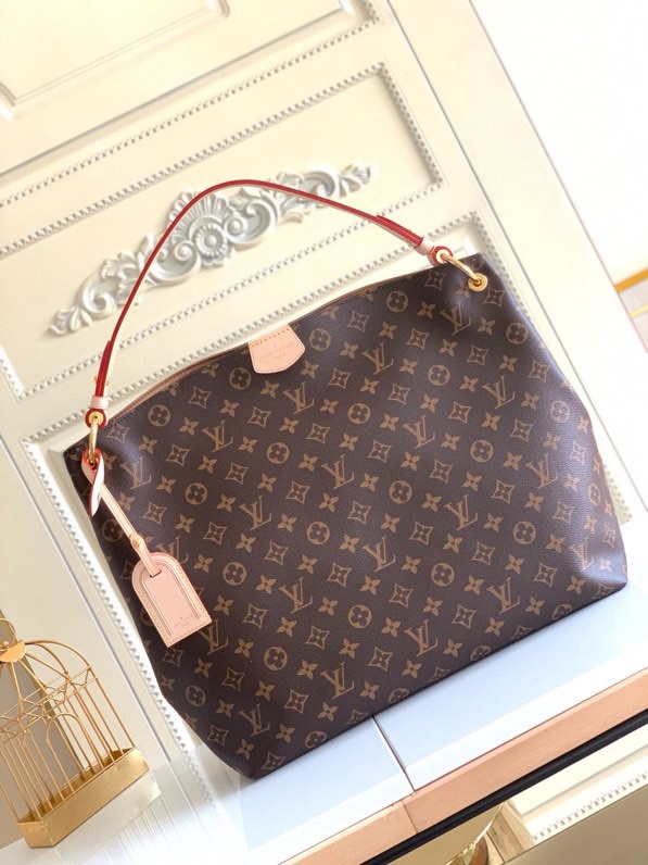 Louis Vuitton Graceful MM Monogram Canvas Shoulder Bag