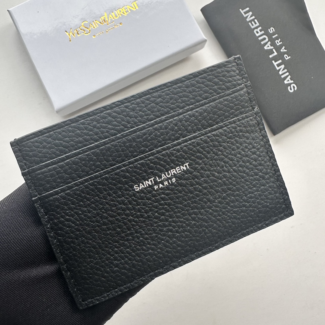 Saint Laurent Card Holder Card Case Black Wallet