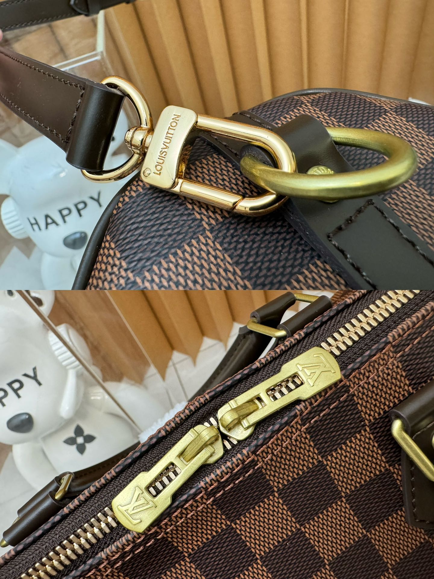 Louis Vuitton Speedy Bandoulière 35 Damier Ebene Women Handbag - Bag