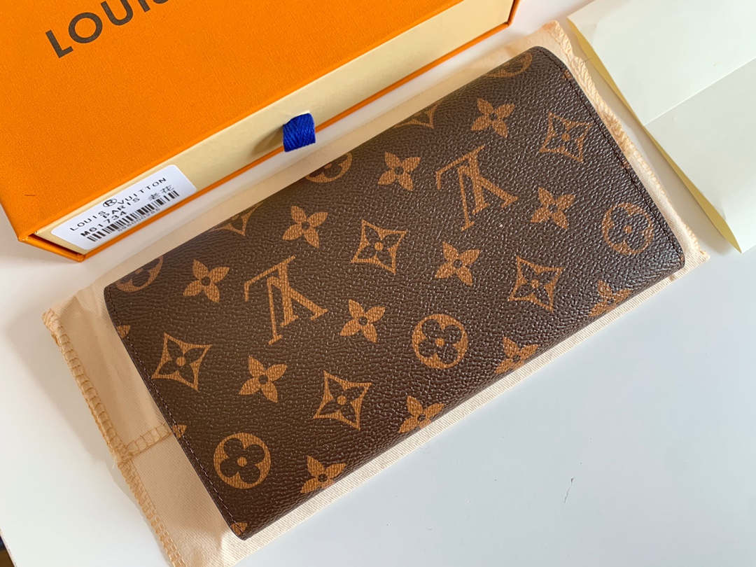 Louis Vuitton LV Monogram Portefeuille Sarah Long Wallet