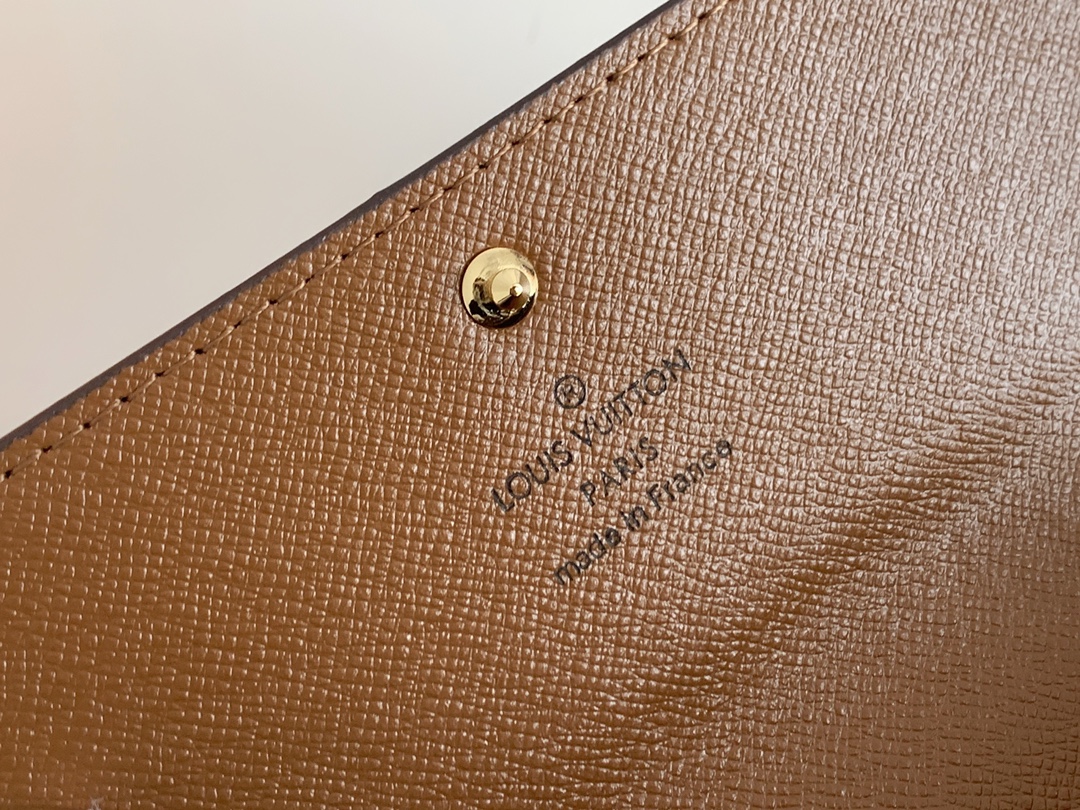Louis Vuitton LV Monogram Portefeuille Sarah Long Wallet