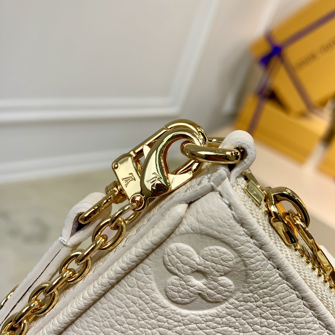 Louis Vuitton Easy Pouch On Strap Handbag White -Bag