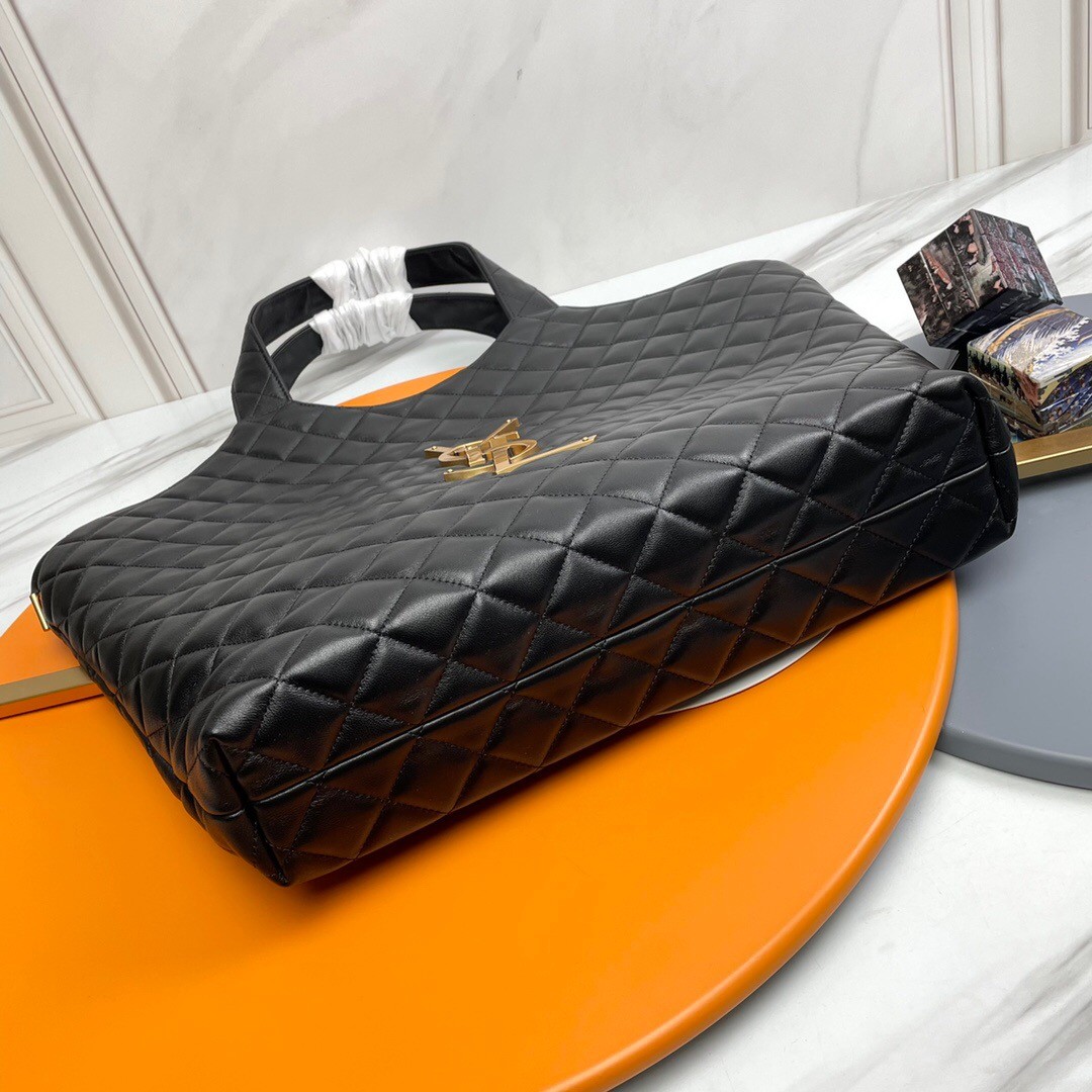 SAINT LAURENT ICARE MAXI SHOPPING BAG IN QUILTED Calfskin - Bag