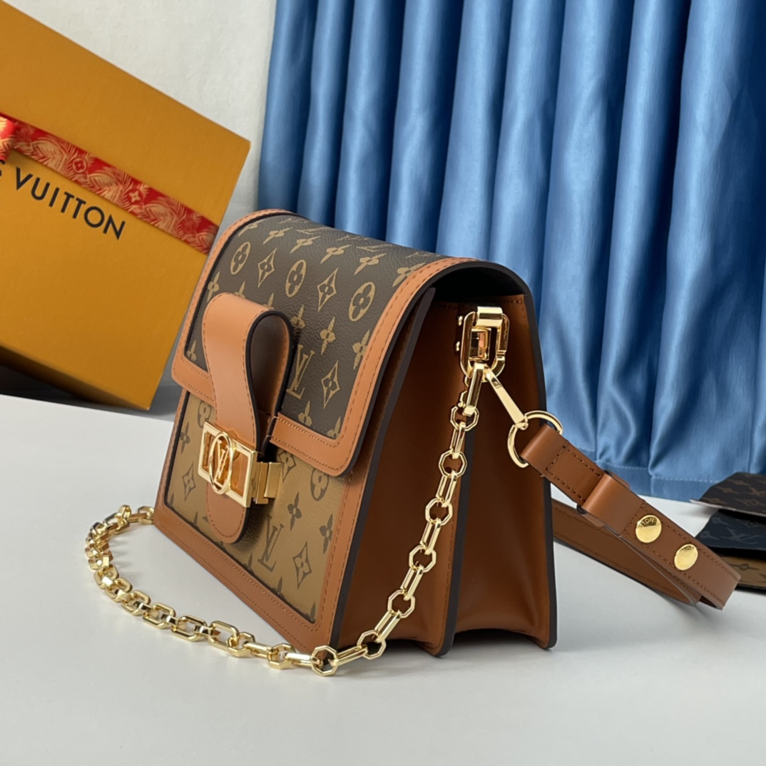 Louis Vuitton LV Monogram & Monogram Reverse Dauphine MM - Bag