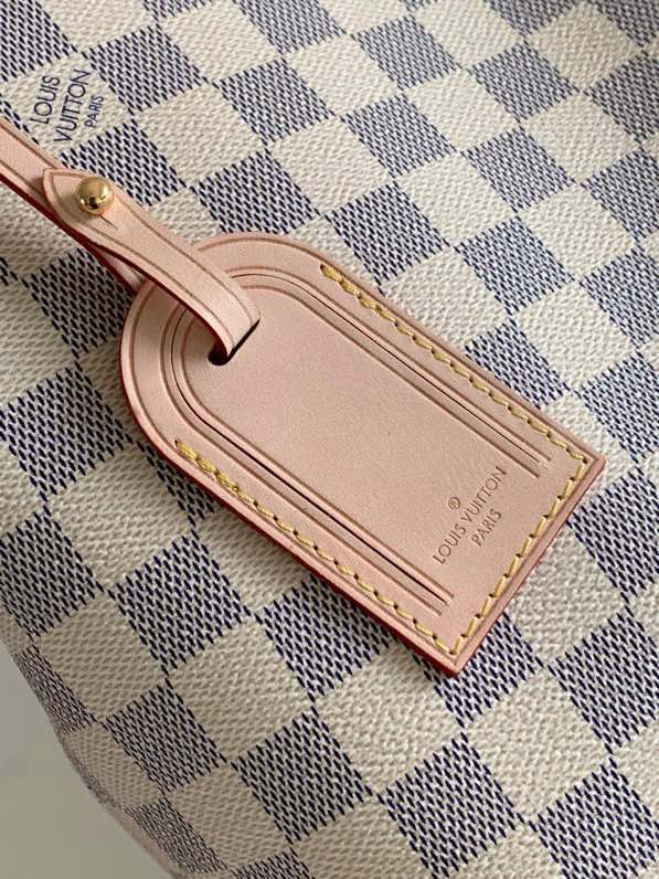 Louis Vuitton Graceful MM Damier Azur Canvas Shoulder Bag