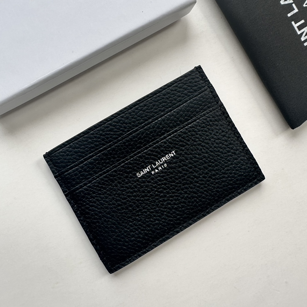 Saint Laurent Card Holder Card Case Black Wallet